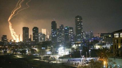 İsrail ordusu duyurdu, İran'dan dev misilleme! 100 binlerce İsrailli sığınaklara ka&ccedil;tı...