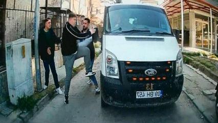 Kamyonetinin camını yumruklayan saldırgana 240 bin lira ceza