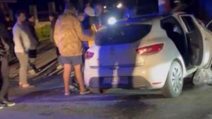 Kavşakta feci kaza: 4 kişi yaralandı!