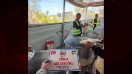 Kerem Akt&uuml;rkoğlu'ndan Gazze'ye anlamlı destek: Binlerce mağdura iftar yemeği