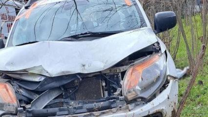 K&ouml;peğe &ccedil;arpmamak i&ccedil;in manevra yaptı, yol kenarındaki yayayı &ouml;ld&uuml;rd&uuml;!