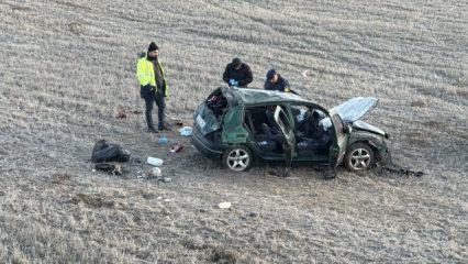 K&uuml;tahya'da feci kaza: 1 &ouml;l&uuml;, 2 yaralı! 