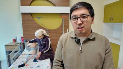 Kırgızistanlı Nuryiğit T&uuml;rkiye'de şifa buldu: Karaciğer nakliyle hayata tutundu