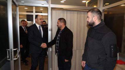 Başkan Altay'dan belediye birimlerine ziyaret 