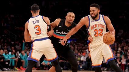 NBA'de Knicks, Spurs'u parkeden sildi! 11 ma&ccedil;lık galibiyet serisi son buldu