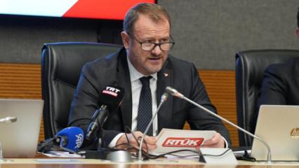 RT&Uuml;K Başkanı Daniş 'farkındayız' deyip a&ccedil;ıkladı: Yakından takip ediyoruz