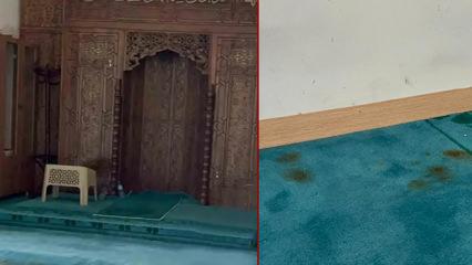 Sabah namazına giden cemaat şoke oldu: Camiye &ccedil;irkin saldırı!