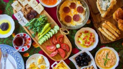 Sahur sofralarında yer almaması gereken besinler...