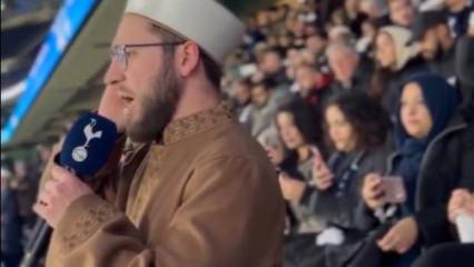 Tottenham'ın stadında iftar! Ezanı T&uuml;rk imam okudu