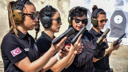 Yılda 25 bin polisi g&ouml;reve hazırlıyorlar: Atış poligonunun kadın eğitmenleri!