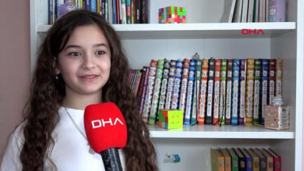  10 yaşındaki Lina, matematikte d&uuml;nya birincisi oldu