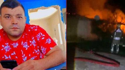 Yangında 2 &ccedil;ocuğunu ve karısını kurtarmaya &ccedil;alışırken can verdi