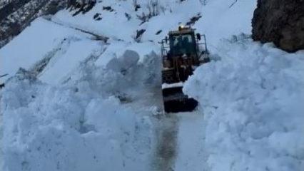 Bitlis'te k&ouml;y yoluna &ccedil;ığ d&uuml;şt&uuml;! İşte son durum...