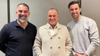 Arda Turan ve Fatih Terim, İstanbul'da buluştu