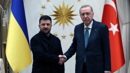 Başkan Erdoğan, Zelenskiy ile g&ouml;r&uuml;şt&uuml;!