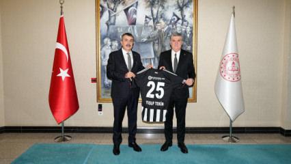 Beşiktaş'tan Ankara ziyareti! Serdal Adalı Bakan Tekin ve Bakan Şimşek'le g&ouml;r&uuml;şt&uuml;