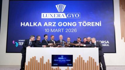 Borsa İstanbul'da gong Luxera GYO i&ccedil;in &ccedil;aldı