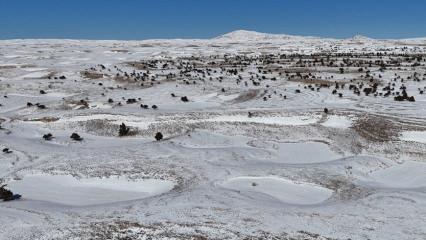 Dev obruklar karla doldu! Mersin&rsquo;de beyaz bereket umut verdi