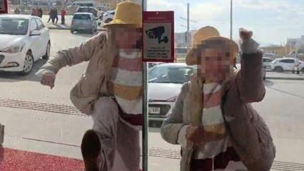 Fark &uuml;creti vermek istemeyen kadın eczaneye taşla saldırdı