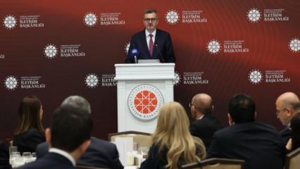 İletişim Başkanı Duran, Cumhurbaşkanlığı muhabirleri ile iftarda bir araya geldi