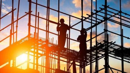 İnşaat &uuml;retim endeksi ocakta yıllık bazda y&uuml;zde 8 arttı