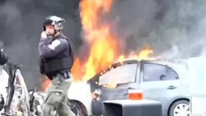 İran f&uuml;zeleri Tel Aviv'e peş peşe d&uuml;şt&uuml;!