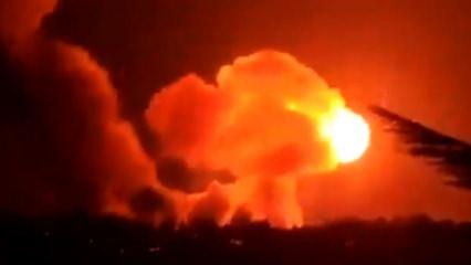 İran'dan İsrail'e H&uuml;rremşehr s&uuml;rprizi! Yağmur gibi d&uuml;şen f&uuml;zeler Tel Aviv'i aydınlattı