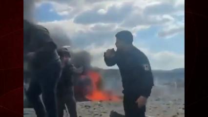 İsrail'in başkenti Telaviv'i İran f&uuml;zeleri yerle bir etti, b&uuml;y&uuml;k yıkım kameralara yansıdı!