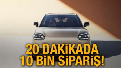 Kapış kapış gidiyor! 20 dakikada 10 bin sipariş aldı