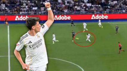 Arda g&uuml;ler 70 metreden attı, d&uuml;nyayı salladı! "Eşi benzeri g&ouml;r&uuml;lmemiş gol"