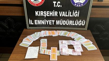 Kırşehir&rsquo;de kıraathaneye kumar baskını!