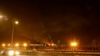 Komşuda peş peşe patlama sesleri duyuldu