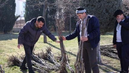 Konya'da 23 bin 500 fidan &ccedil;ift&ccedil;iye ulaştırıldı!
