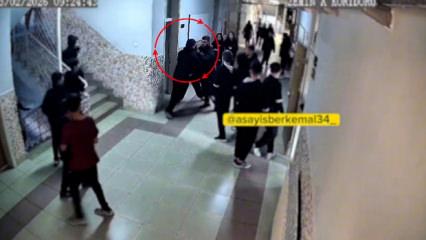 Konya'da kardeşine hakaret edildiğini &ouml;ne s&uuml;ren maganda okul basıp &ccedil;ocuk d&ouml;vd&uuml;