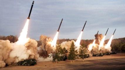 Kuzey Kore 10 balistik f&uuml;ze fırlattı