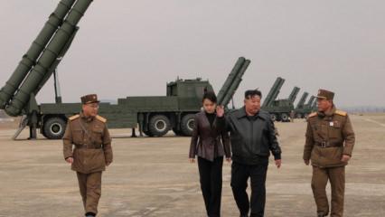 Kuzey Kore'de top&ccedil;u tatbikatı! Kim Jong Un: N&uuml;kleer silahların g&uuml;c&uuml;n&uuml; g&ouml;steriyoruz