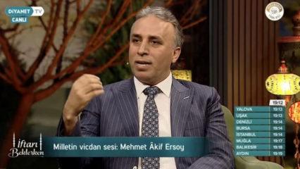 Mahmut Bıyıklı Diyanet TV&rsquo;de &ldquo;İftarı Beklerken&rdquo; programına konuk oldu