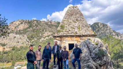 Marmaris'teki 2 bin yıllık piramit mezar koruma altına alınıyor