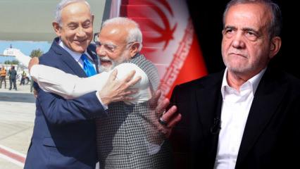 Modi'den İran'a beklenmedik &ccedil;ağrı! Pezeşkiyan d&uuml;ş&uuml;nmeden reddetti! Akıllara o kare geldi