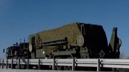 Patriot Sistemi Malatya'ya taşınırken g&ouml;r&uuml;nt&uuml;lendi