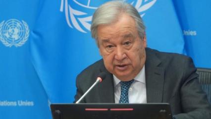 Guterres'den flaş L&uuml;bnan a&ccedil;ıklaması: "Halk savaşa s&uuml;r&uuml;kleniyor"