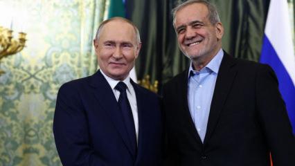 Rusya'dan Trump'a İran teklif! Putin, Pezeşkiyan ile g&ouml;r&uuml;şt&uuml;