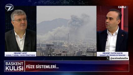 Sanayi ve Teknoloji Bakanı Kacır'dan &ouml;nemli a&ccedil;ıklamalar