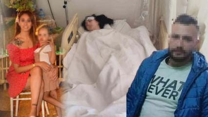 Şiddet uyguladığı eşini 4'&uuml;nc&uuml; kattan attI!