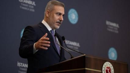 Son Dakika: Bakan Fidan, ' hayale kapılmasınlar' diyerek uyardı!