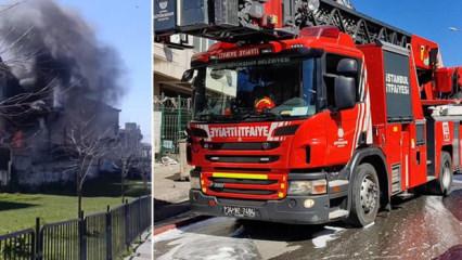 Son dakika... Bayrampaşa'da 3 katlı binada yangın