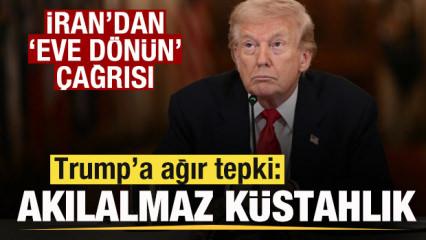Trump 'Korkun&ccedil;' demişti İran'dan eve d&ouml;n&uuml;n &ccedil;ağrısı: K&uuml;stahlık ve ikiy&uuml;zl&uuml;l&uuml;k...