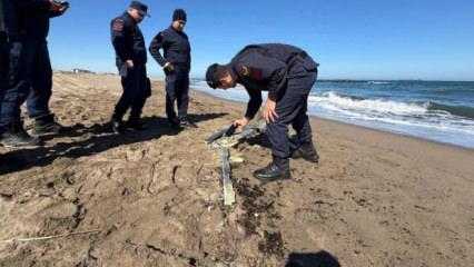 Sakarya'da halk plajında 'İHA' alarmı! 400 metrelik alan boşaltıldı
