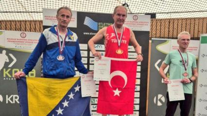 65 yaşındaki T&uuml;rk sporcu iki g&uuml;nde 3 altın madalya kazandı