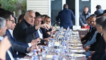 Bakan Ersoy'dan Belek'te geleneksel bayram buluşması!